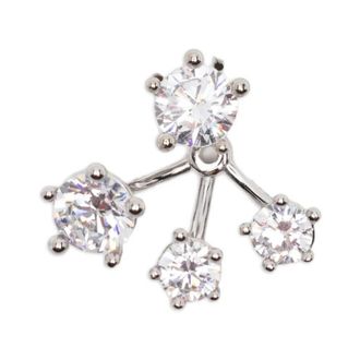 Panconesi Earrings - Dames - Oorbellen - Grijs - ONE Size - Accessoires