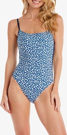 Helen Jon Giselle Tie Back One-Piece in Cap Ferrat at Nordstrom, Size X-Large