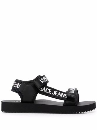 Versace Jeans Couture Sandali a punta aperta - Nero