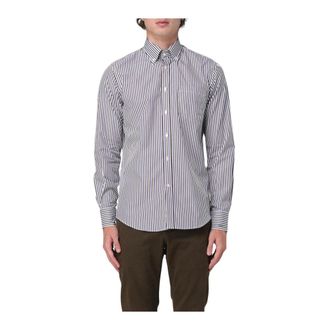 Paul & Shark Gestreept overhemd met meerdere kleuren - Heren - Casual Overhemden - Veelkleurig - M - Katoen - Overhemden