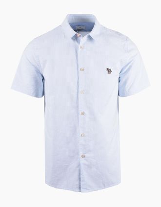 Paul Smith Mens PAUL SMITH TAILORED FIT SHIRT BLUE - Size: 44