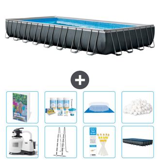 Intex Piscina Ultra Xtr Rectangular - 975x488x132 Cm - 9-piezas S537