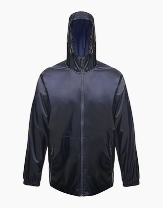 Regatta Mens Regatta Pro Mens Packaway Waterproof Breathable Jacket - Navy - Size: 42/Regular