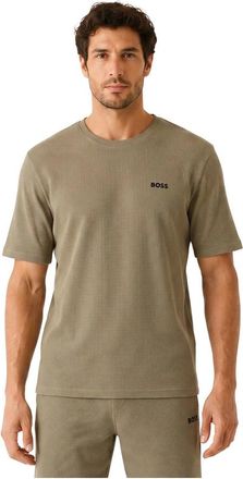 HUGO BOSS Tops, Heren, Bruin, XL, Katoen, T-shirts