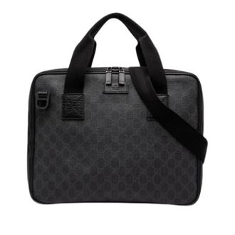 Gucci Pre-owned Business Bag - Heren - Vintage Handtas - Zwart - ONE Size - Leer - Vintage