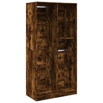 vidaXL Vidaxl - Armadio Rovere Fumo 100x50x200 Cm In Legno Multistrato