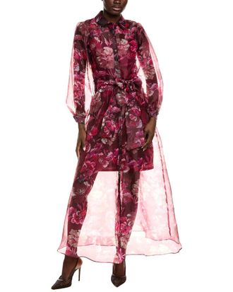Julia Jordan Organza Shirt Gown