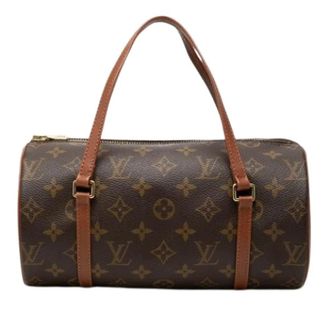 Louis Vuitton Pre-owned Papillon 26 - Dames - Pre-owned - Bruin - Maat: ONE Size Zijde