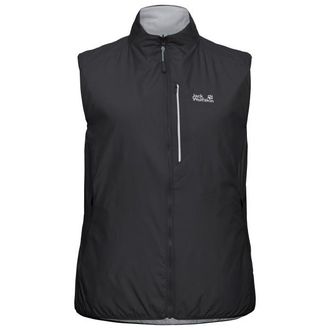 Jack Wolfskin Trail Light Insulation 2in1 Vest Kunstfasergilet f&uuml;r Damen | schwarz/grau