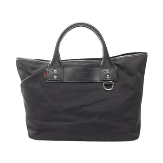 Gucci Pre-owned Tote Bags, female, Black, Size: ONE SIZE Pre-owned Vintage Nylon Tote Bag