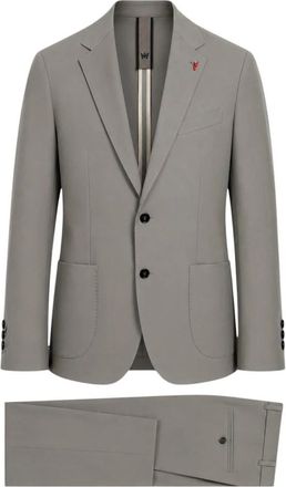 Mulish Abs 702 Single-breasted Pak - Heren - Business pakken - Grijs - L - Kostuums