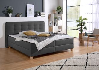 HOME AFFAIRE Boxbett inklusive Kaltschaum-Topper und Bettkasten