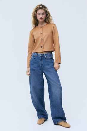 H&M Cardigan in Dark Beige at Nordstrom, Size Xx-Large