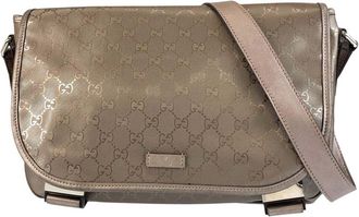 Gucci Brown Gg Imprime Messenger Bag (Authentic Pre-Loved)