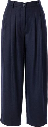 Jcsophie Pantaloni Paula Gamba Larga - - Trousers - Donna - Blu - XS