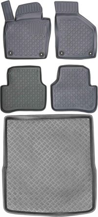 OEM Juego De Alfombrillas Para Coche Y Maletero Para Volkswagen Passat B6 Kombi (2005-2010)