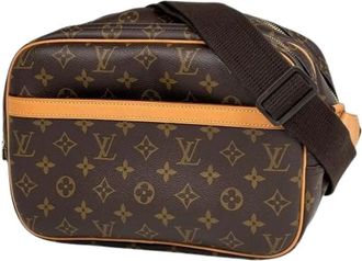 Louis Vuitton Pre-owned Cross Body Bags, female, Brown, Size: ONE SIZE Pre-owned Canvas Cross Body Bag