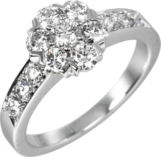 Van Cleef & Arpels Platinum Platinum 950 Band Ring (Pre-Owned)