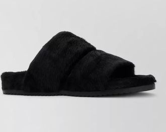 Dolce & Gabbana calf hair slides