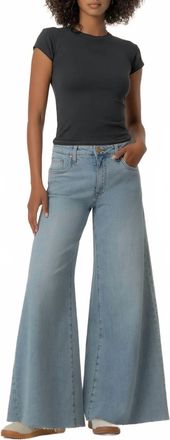 Kut from the Kloth Blake High Rise Super Wide Leg Jeans In Transcendent Wash