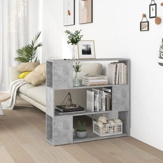 vidaXL Vidaxl - Estanter&iacute;a/divisor De Espacios Gris Hormig&oacute;n 100x24x94 Cm