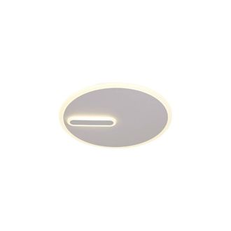Netlighting Clock Ceiling 47cm Round 40W LED 4000K 2800lm Sand White