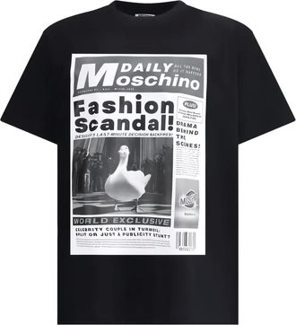 Moschino T-shirt con stampa - Nero