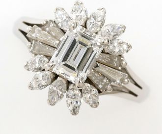 C&A Platinum Platinum 900 Band Ring (Pre-Owned)