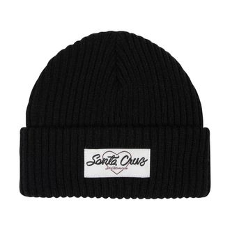 Santa Cruz Beanie SANTA CRUZ LOVE SCRIPT BEANIE, Damen, schwarz, Obermaterial: 100% Polyacryl, M&uuml;tzen Beanie