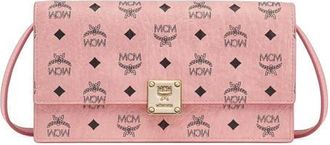 MCM Aren Crossbody Wallet in Visetos in Brown at Nordstrom