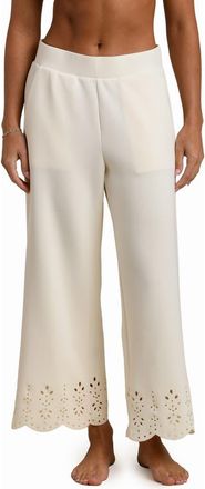 La Blanca Cloudset Eyelet Detail Lounge Pants in Chalk at Nordstrom, Size X-Small
