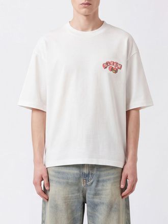 Barrow T-shirt relaxed fit in cotone con logo a contrasto