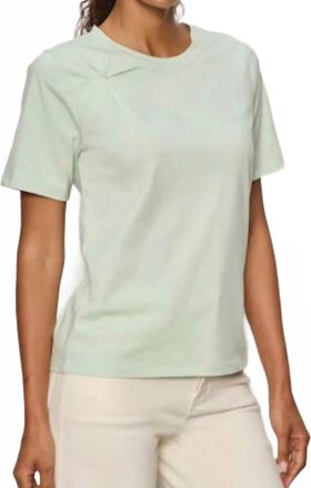 Sanctuary Soft Twist Tee In Detox Green