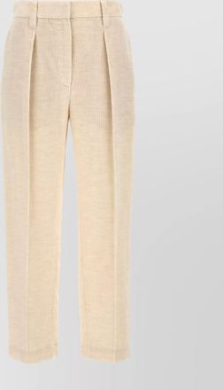 Brunello Cucinelli striped regular-fit tailored trousers