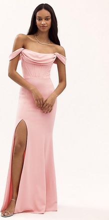 Dress The Population Melania Off-The-Shoulder Gown