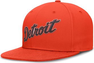 Nike Detroit Tigers True Nike Mens Dri-FIT MLB Fitted Hat in Orange | NB1889LDG-5BG