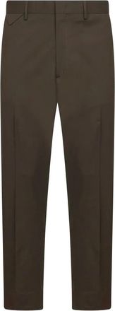 D4.0 Pantaloni con tasche a filetto - Marrone