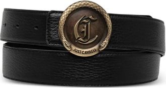 Just Cavalli Cintura con fibbia logata - Nero