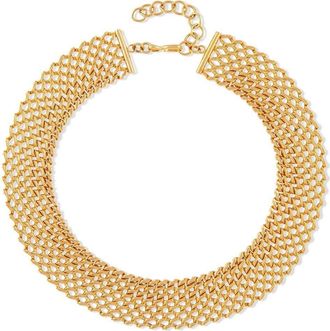 Monet Jewelry 1980s 22kt gold-plated necklace - women - Gold Plated Brass - One Size