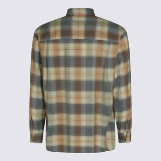 Auralee Mens Shirts Light Brown Check