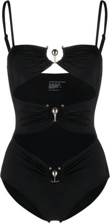 CHRISTOPHER ESBER Pierced Orbit Swimsuit - Womens - Polyamide/Spandex/Elastane