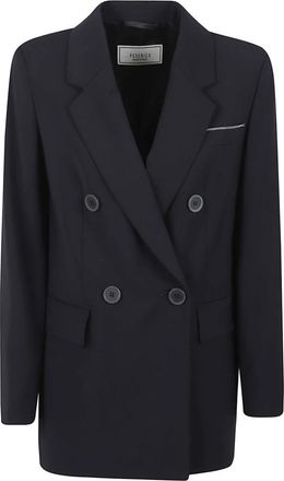 PESERICO Mujer, Chaquetas, Azul, Talla: 2XS