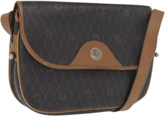 Dior Pre-owned Vintage Schoudertas - Dames - Vintage Schoudertas - Bruin - ONE Size - Leer - Vintage
