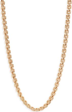 Nordstrom Square Link Chain Necklace in Gold at Nordstrom