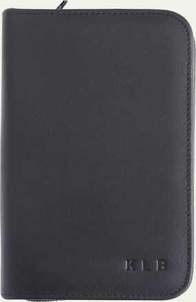 Royce Leather Monogrammed Leather Travel Grooming Toiletry Kit