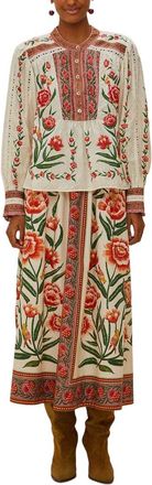 Farm Rio Farm Rio Ainika Delicate Midi Skirt