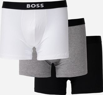 HUGO BOSS Mens BOSS Orange 3-Pack Mens Stretch Cotton Boxer Briefs - Assorted Pre-Pack 999 - Multi - Size: 37/36/32