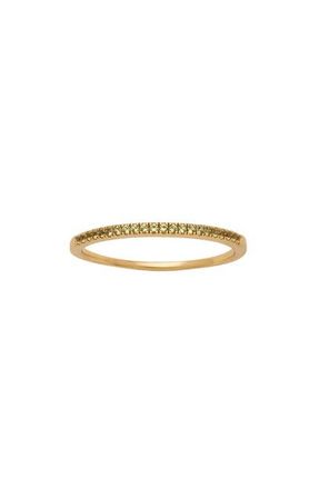 Made by Mary Birthstone Stacking Ring in Gold August at Nordstrom, Size 10