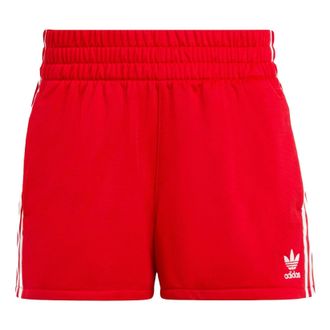 adidas (WMNS) adidas Adicolor 3-Stripes Shorts Asia Sizing Red White IB7427