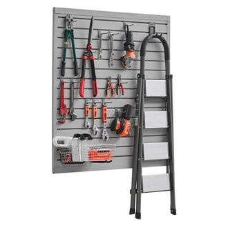 OEM Paneles De Pared De Listones 1230 X 1235 X 20 Mm, Panel De Listones De Garaje De Pvc Dise&ntilde;o Modular Con Estructura De Acoplamiento Y Corte De Bricolaj
